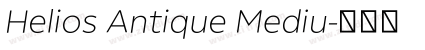 Helios Antique Mediu字体转换